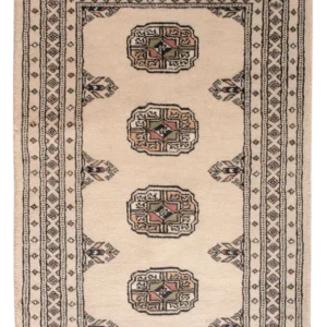 Tapete Paquistão - 97 x 60 cm - creme
