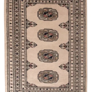 Tapete Paquistão - 93 x 62 cm - creme