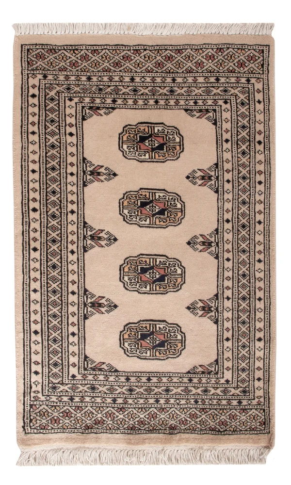 Tapete Paquistão - 93 x 62 cm - creme