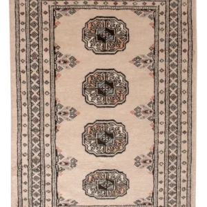 Tapete Paquistão - 90 x 60 cm - creme
