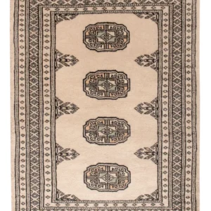 Tapete Paquistão - 89 x 62 cm - creme