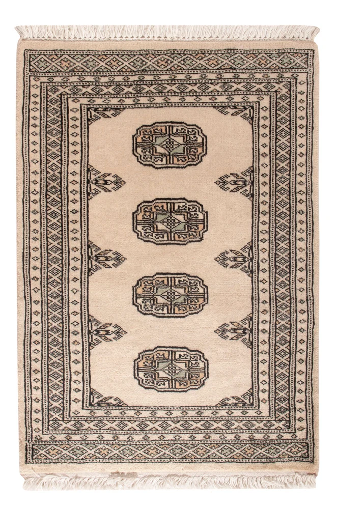 Tapete Paquistão - 89 x 62 cm - creme