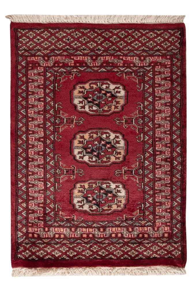 Tapete Paquistão - 90 x 64 cm - vermelho