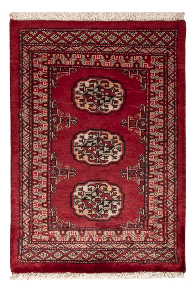 Tapete Paquistão - 91 x 64 cm - vermelho