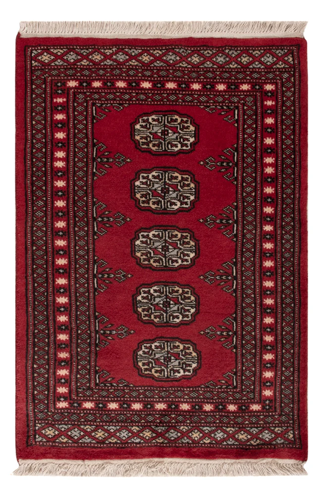 Tapete Paquistão - 92 x 64 cm - vermelho