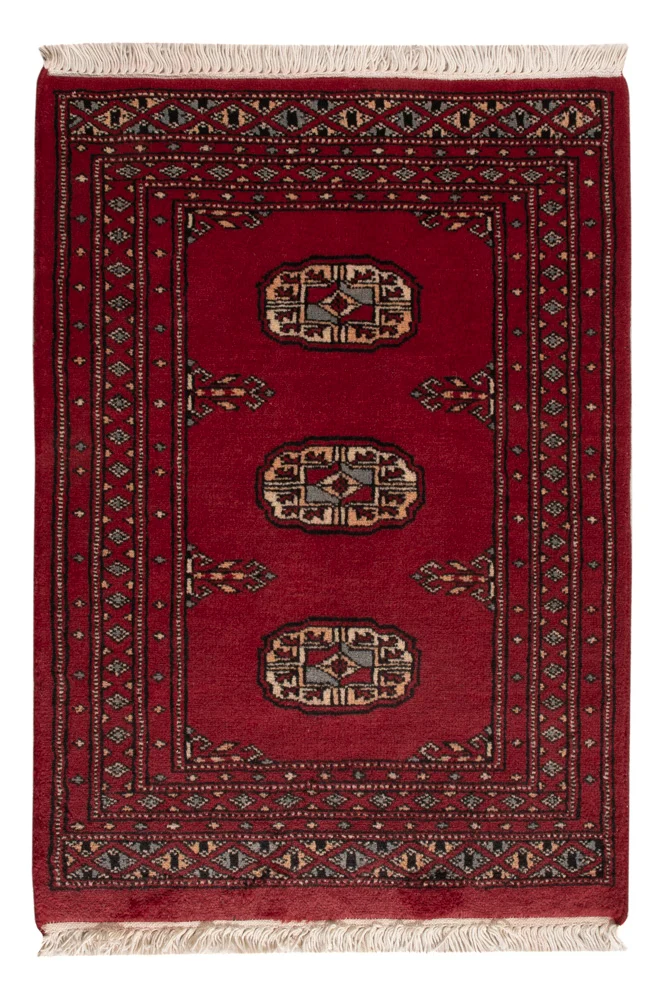 Tapete Paquistão - 86 x 60 cm - vermelho
