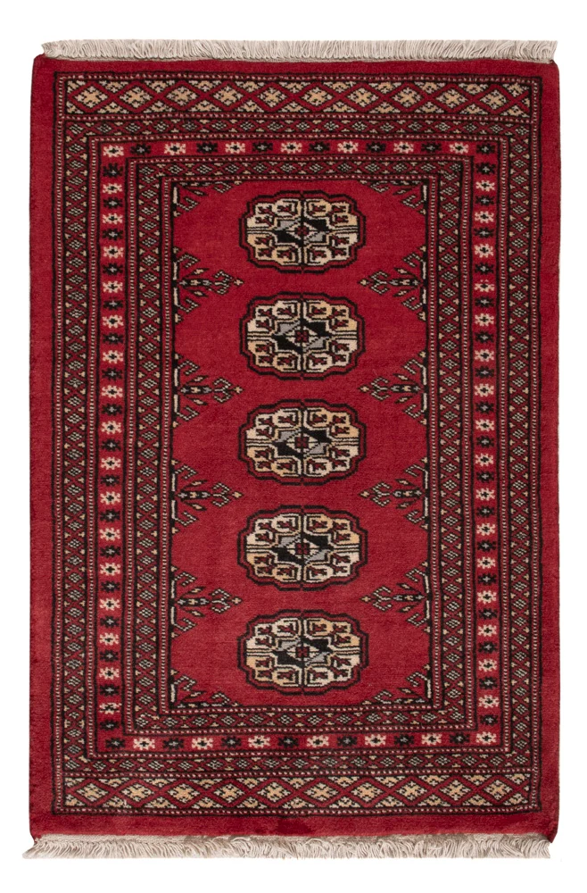 Tapete Paquistão - 92 x 62 cm - vermelho