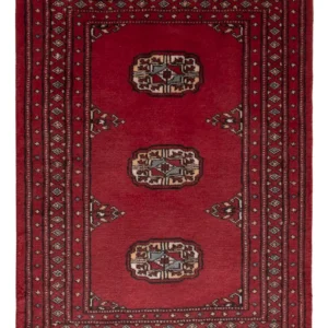 Tapete Paquistão - 91 x 62 cm - vermelho