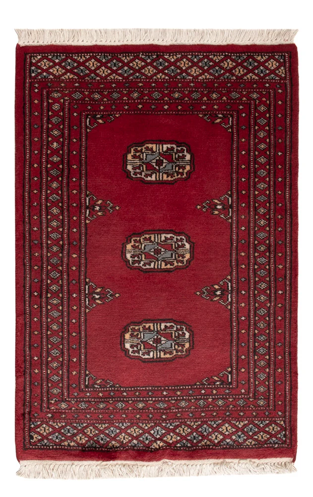 Tapete Paquistão - 91 x 62 cm - vermelho