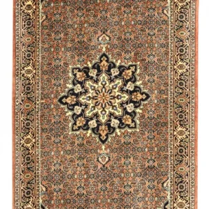 Tapete Persa - Bijar - 133 x 73 cm - bege escuro
