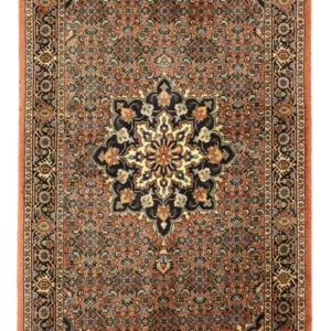 Tapete Persa - Bijar - 136 x 70 cm - bege escuro