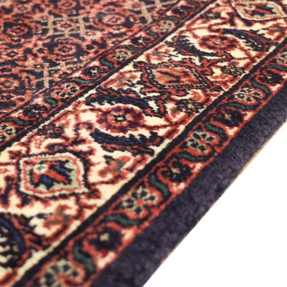 Tapete Persa - Bijar - 143 x 85 cm - ferrugem