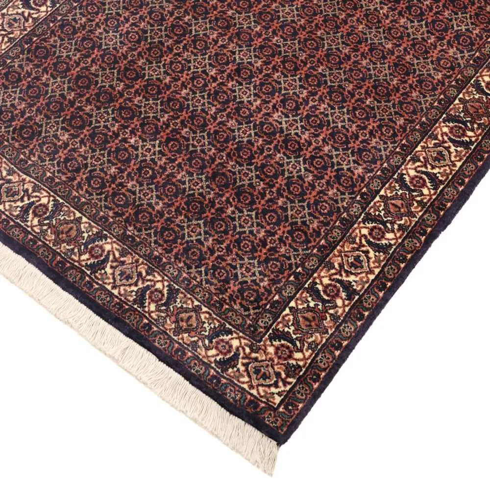 Tapete Persa - Bijar - 143 x 85 cm - ferrugem