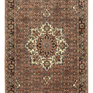 Tapete Persa - Bijar - 144 x 70 cm - bege escuro