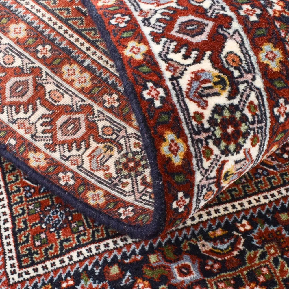Tapete Persa - Bijar - 145 x 85 cm - ferrugem