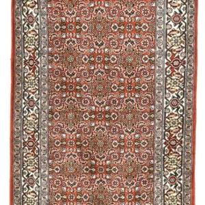 Tapete Persa - Bijar - 145 x 77 cm - ferrugem