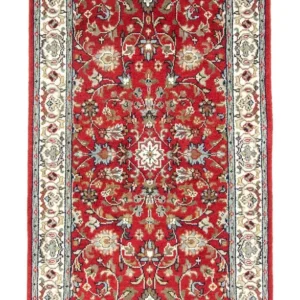 Tapete Persa - Bijar - 163 x 90 cm - vermelho