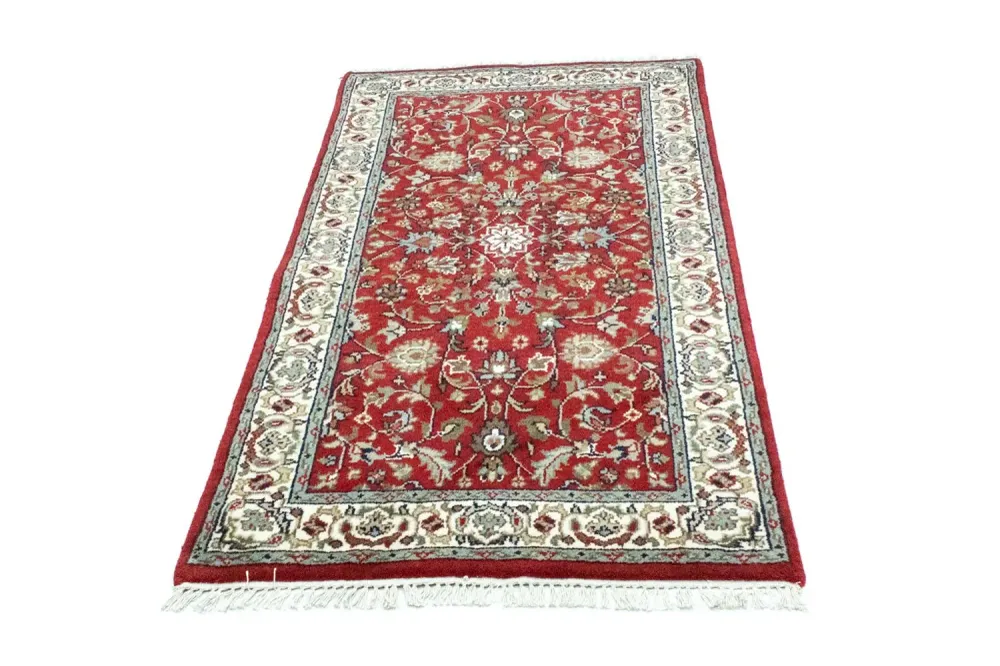 Tapete Persa - Bijar - 163 x 90 cm - vermelho
