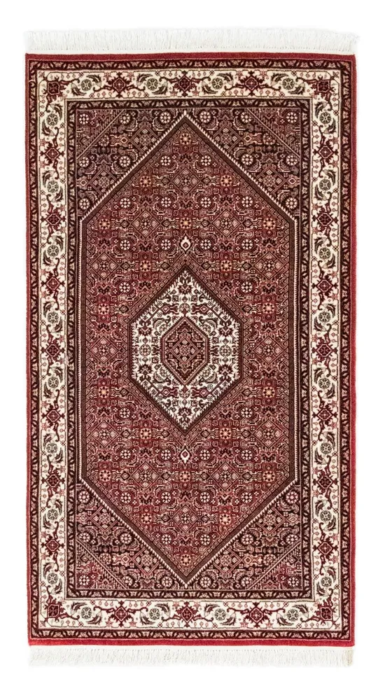 Tapete Persa - Bijar - 163 x 92 cm - vermelho