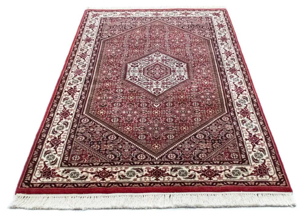 Tapete Persa - Bijar - 163 x 92 cm - vermelho