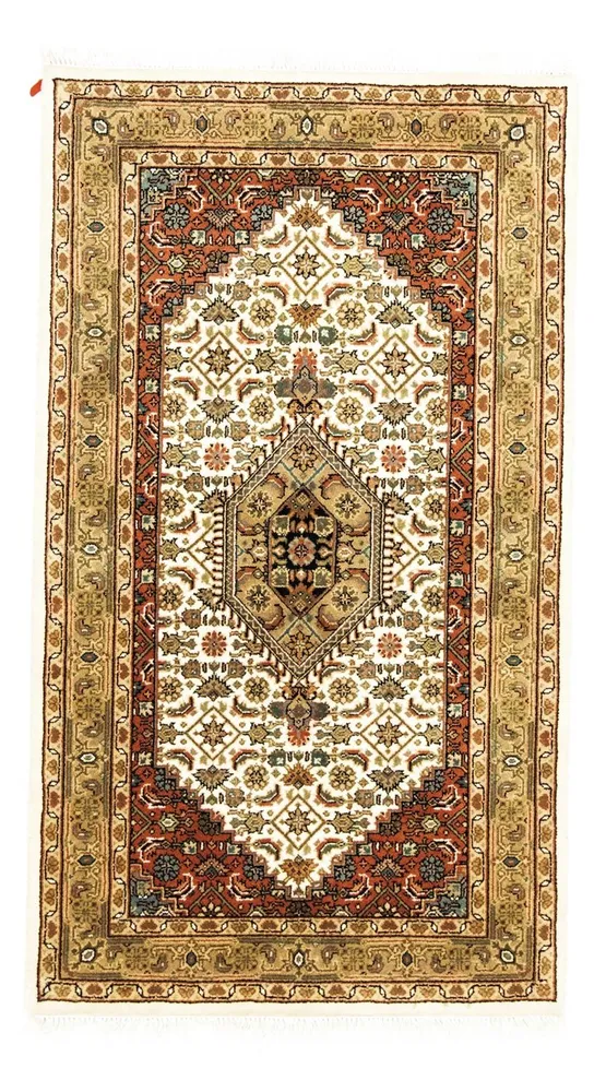 Tapete Persa - Bijar - 164 x 93 cm - bege