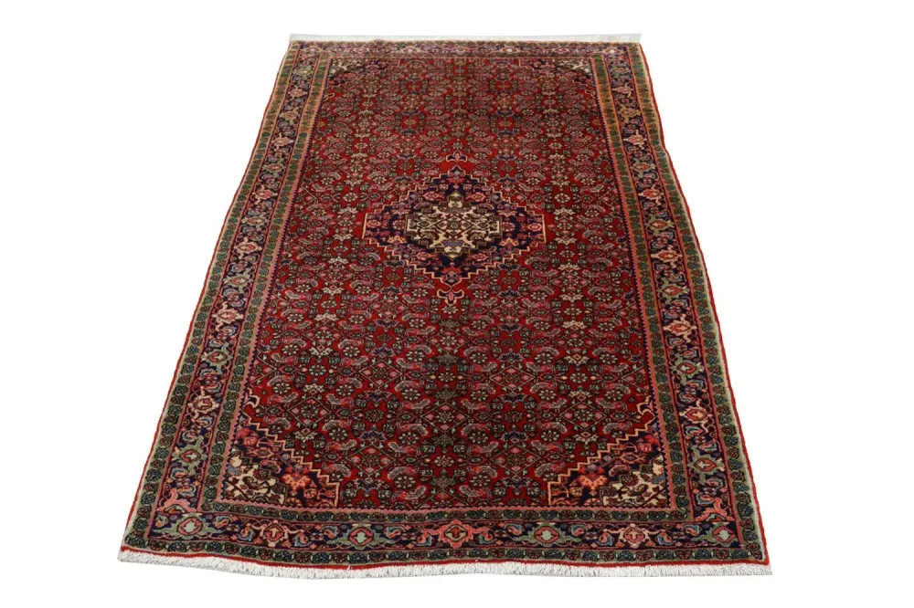 Tapete Persa - Bijar - 170 x 110 cm - castanho