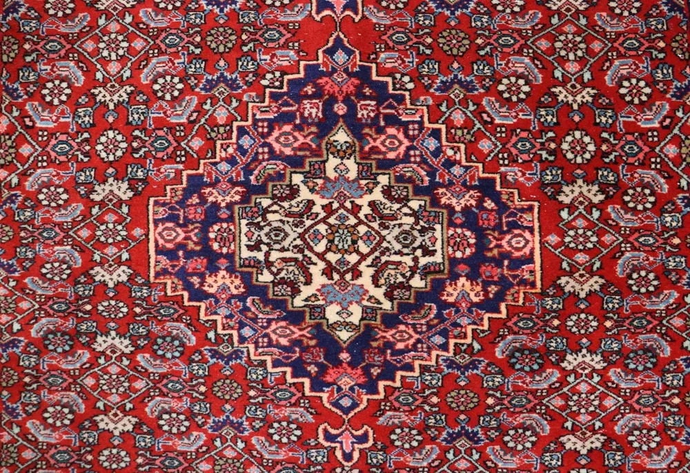 Tapete Persa - Bijar - 170 x 110 cm - castanho