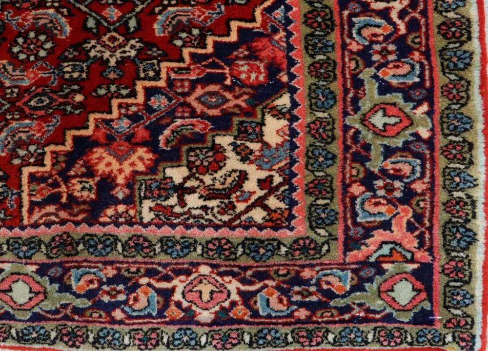 Tapete Persa - Bijar - 170 x 110 cm - castanho