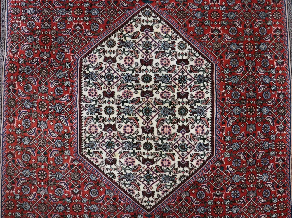 Tapete Persa - Bijar - 173 x 114 cm - castanho