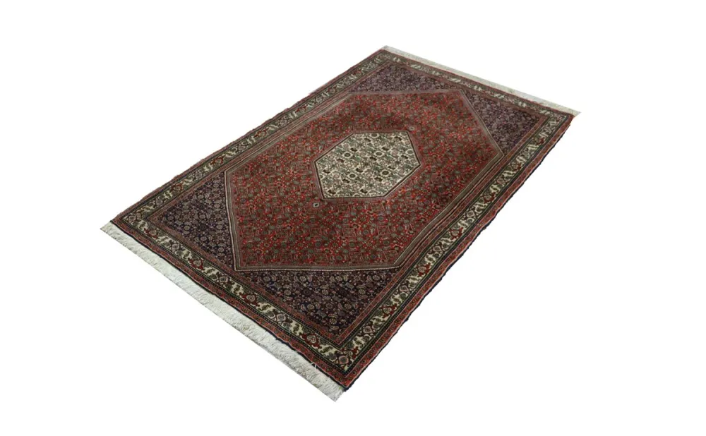 Tapete Persa - Bijar - 173 x 114 cm - castanho