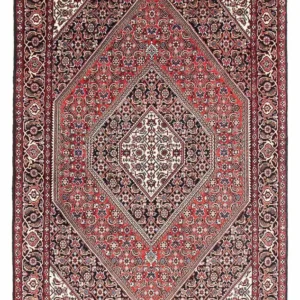 Tapete Persa - Bijar - 175 x 110 cm - vermelho