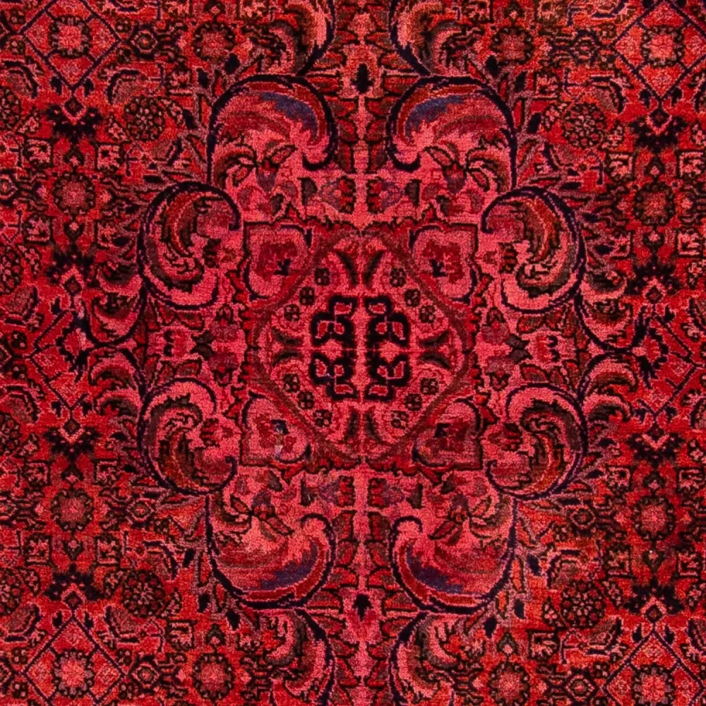 Tapete Persa - Bijar - 176 x 113 cm - vermelho claro