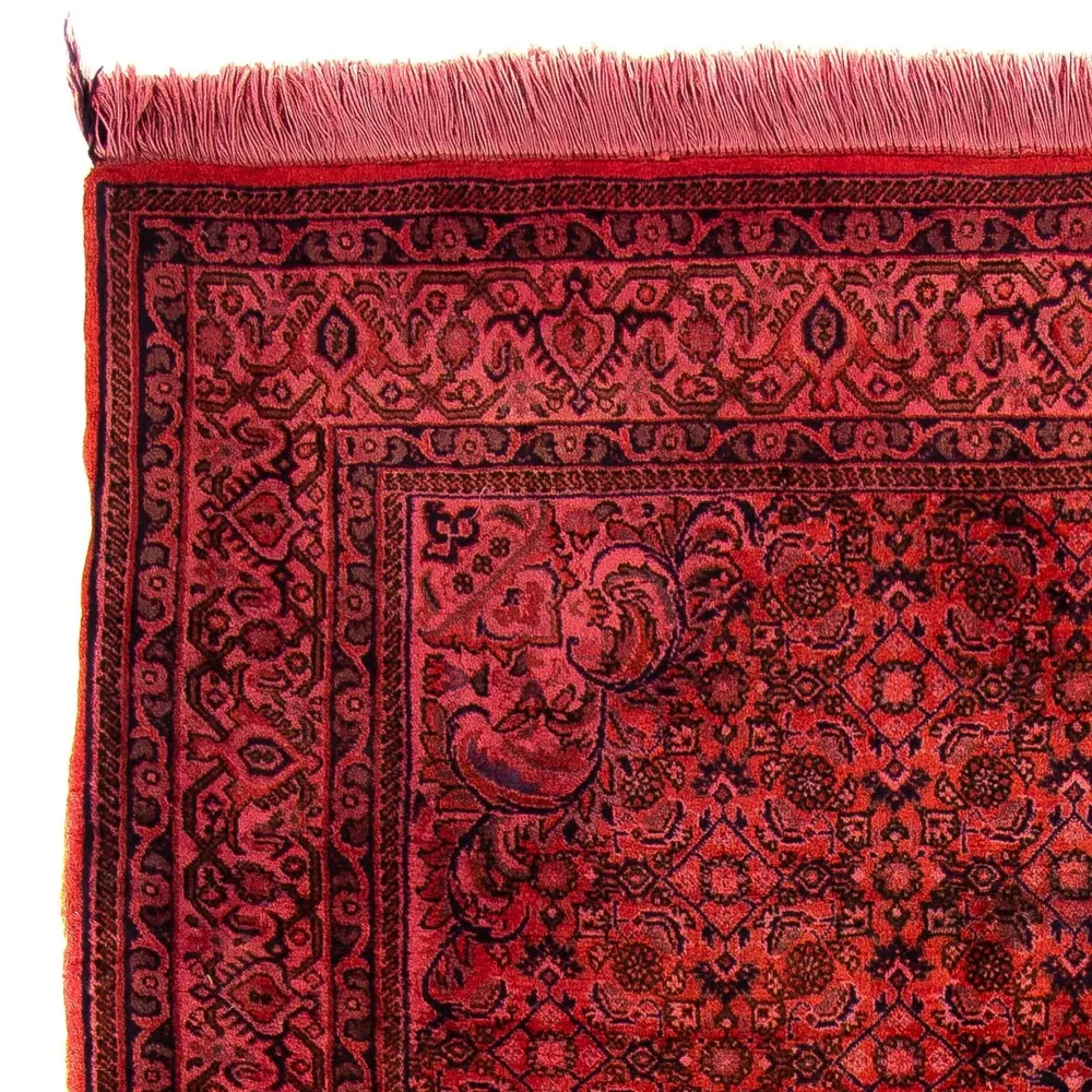 Tapete Persa - Bijar - 176 x 113 cm - vermelho claro