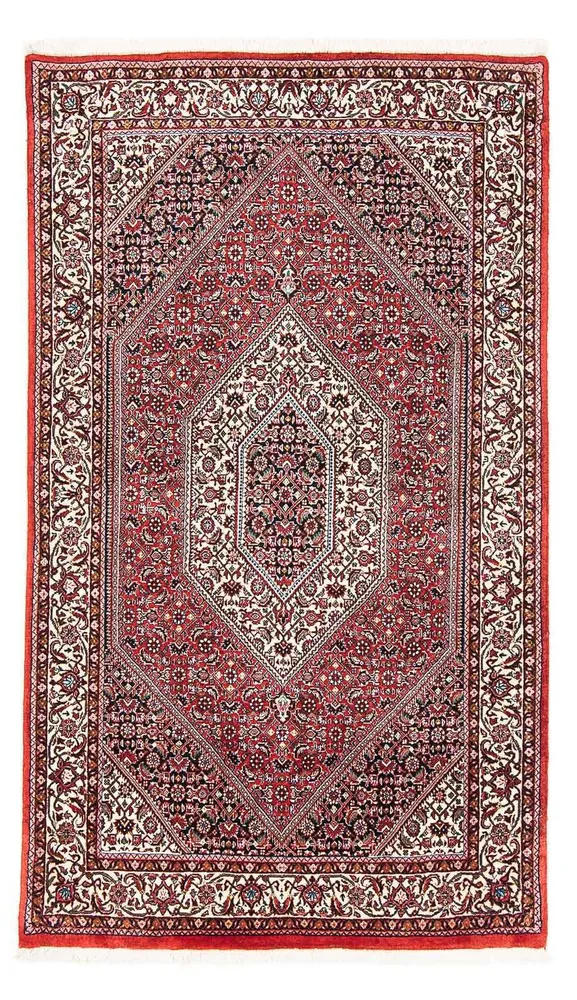 Tapete Persa - Bijar - 178 x 108 cm - vermelho