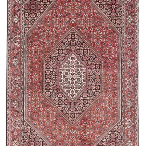 Tapete Persa - Bijar - 180 x 108 cm - vermelho