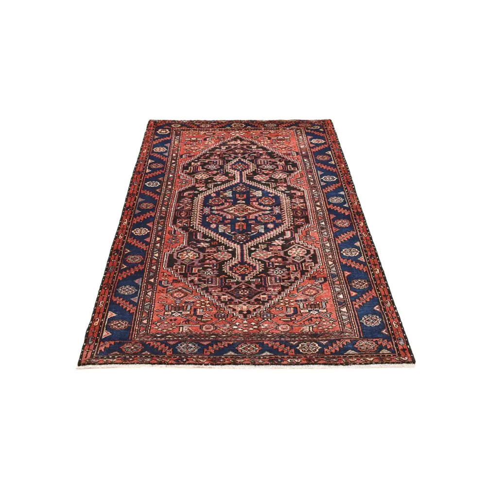 Tapete Persa - Bijar - 206 x 132 cm - vermelho claro