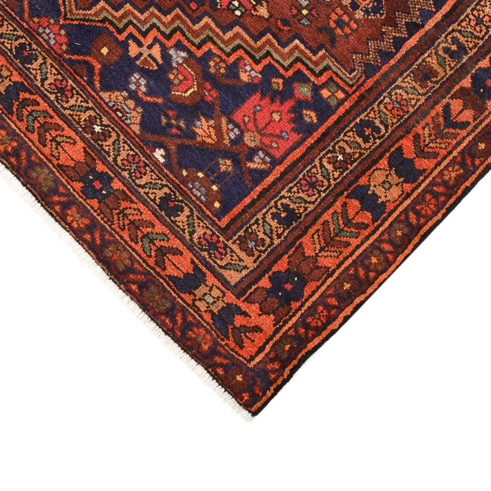Tapete Persa - Bijar - 210 x 130 cm - vermelho escuro