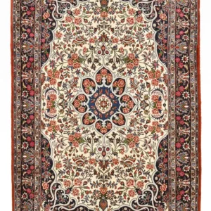 Tapete Persa - Bijar - 216 x 139 cm - areia