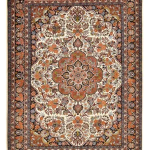 Tapete Persa - Bijar - 248 x 179 cm - bege