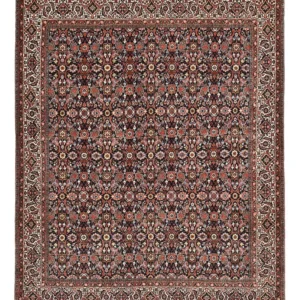 Tapete Persa - Bijar - 250 x 203 cm - ferrugem