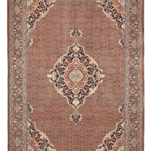 Tapete Persa - Bijar - 286 x 203 cm - ferrugem