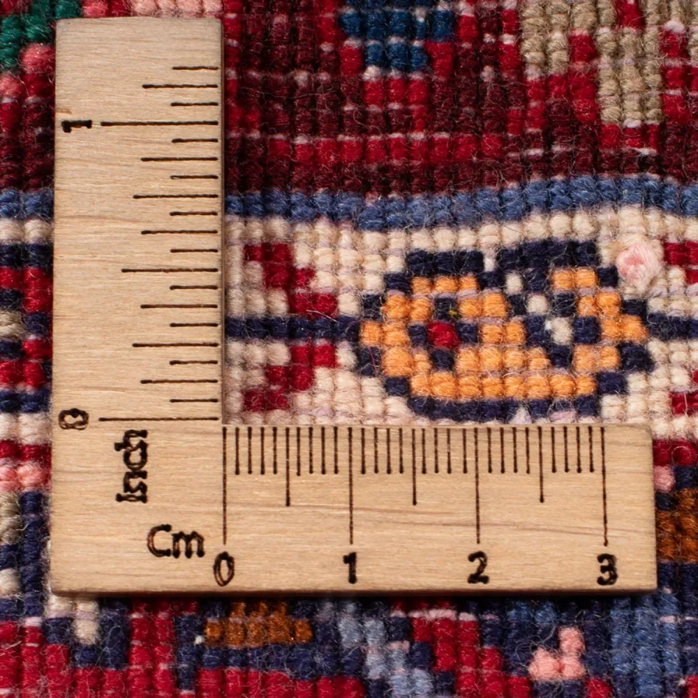 Tapete Persa - Bijar - 76 x 55 cm - bordeaux vermelho