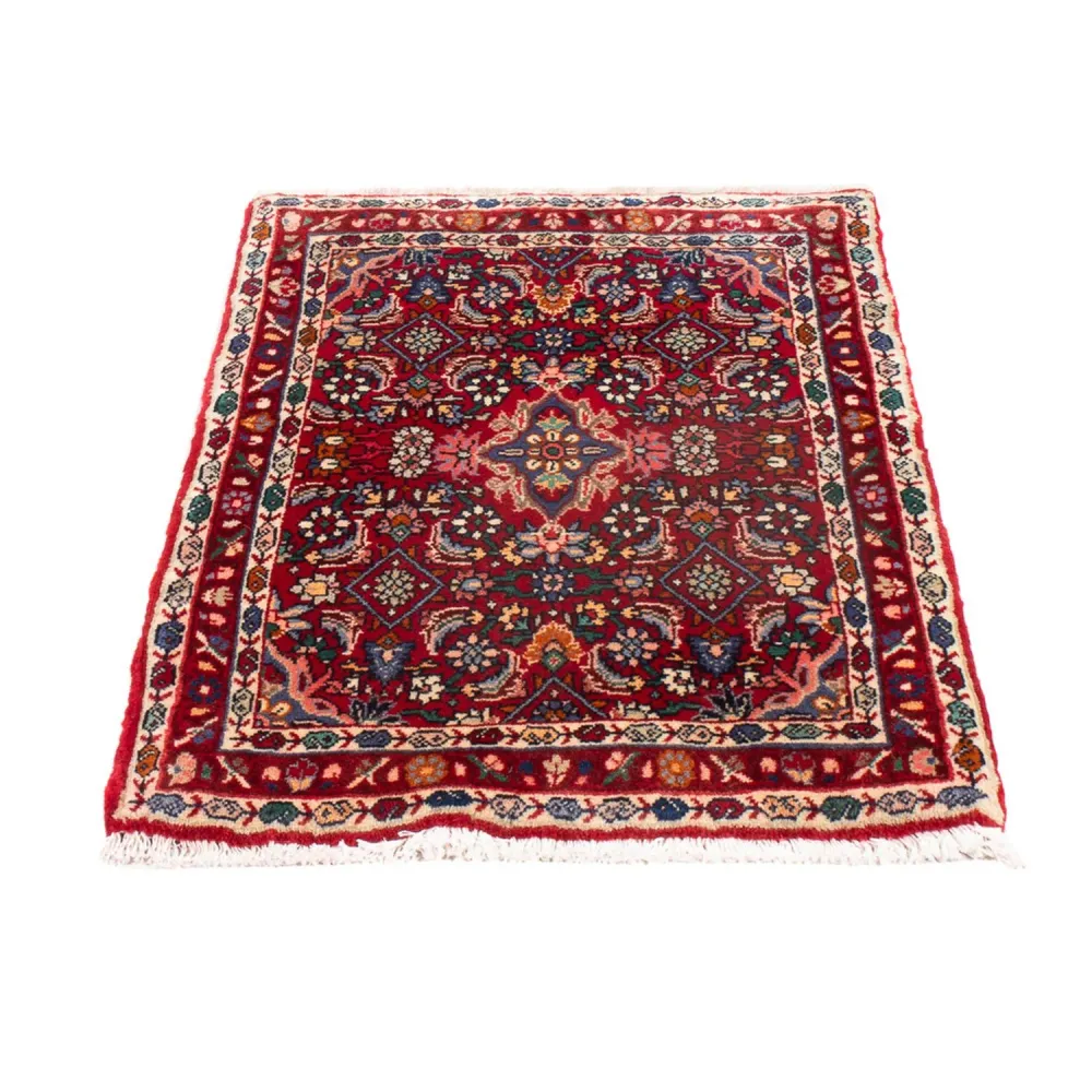 Tapete Persa - Bijar - 80 x 52 cm - bordeaux vermelho