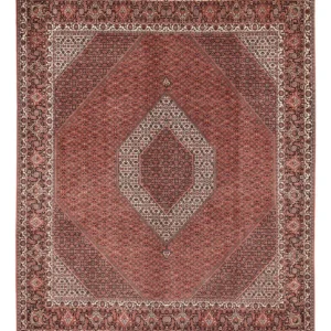 Tapete Persa - Bijar forma especial - 358 x 302 cm - ferrugem