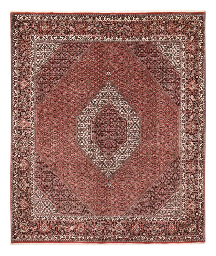 Tapete Persa - Bijar forma especial - 358 x 302 cm - ferrugem