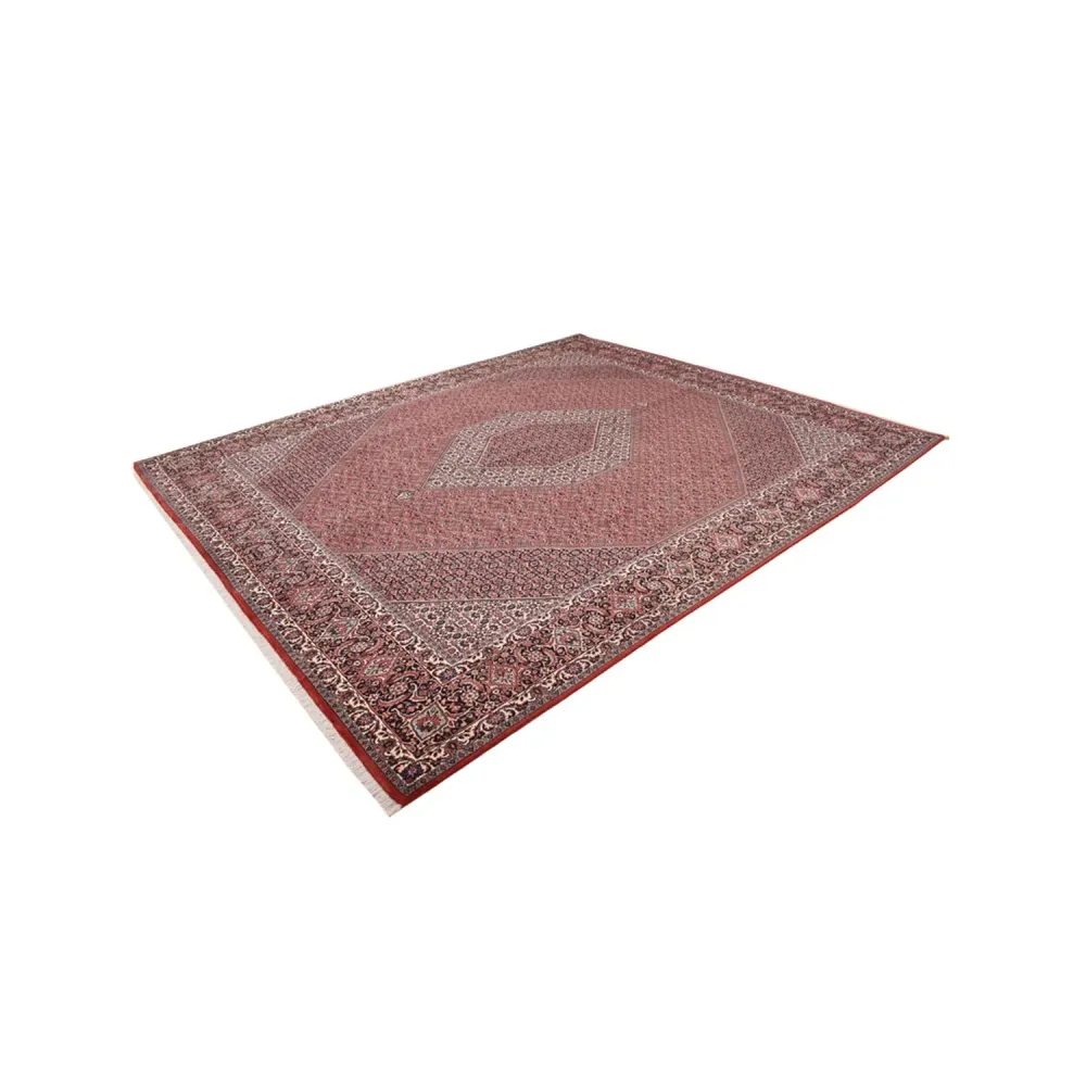 Tapete Persa - Bijar forma especial - 358 x 302 cm - ferrugem