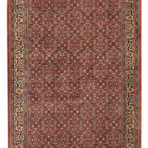 Tapete Persa - Bijar - Real - 150 x 90 cm - ferrugem