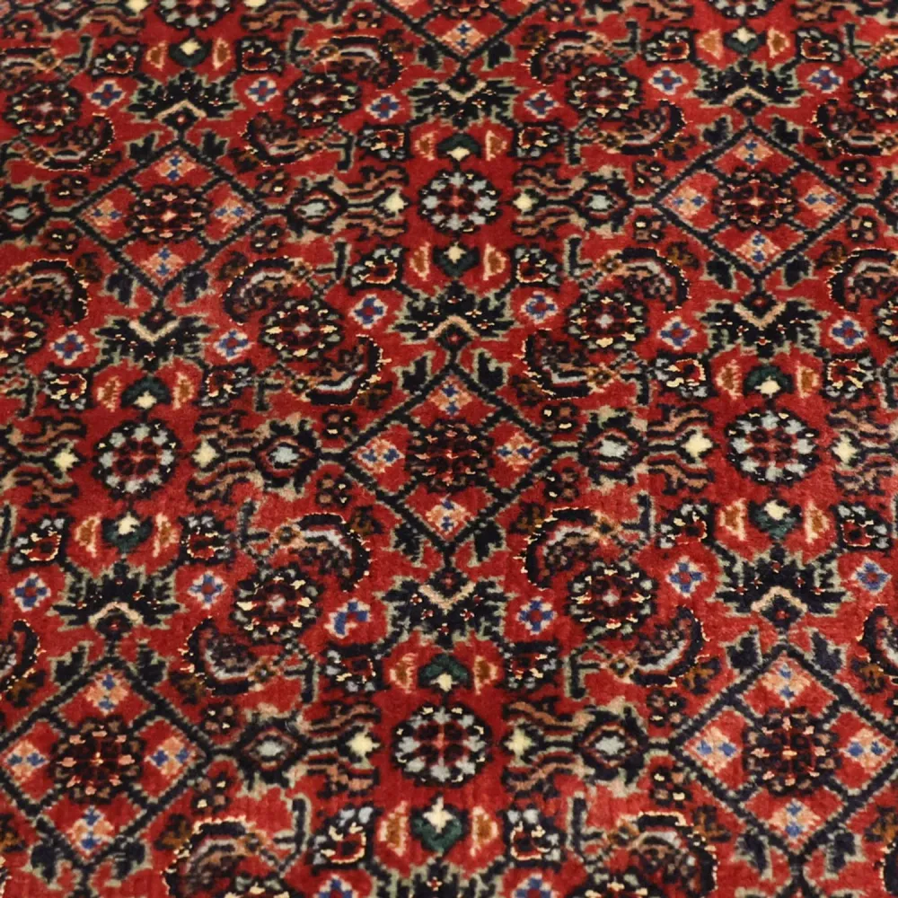 Tapete Persa - Bijar - Real - 150 x 90 cm - ferrugem