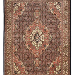 Tapete Persa - Bijar - Real - 202 x 149 cm - bege escuro