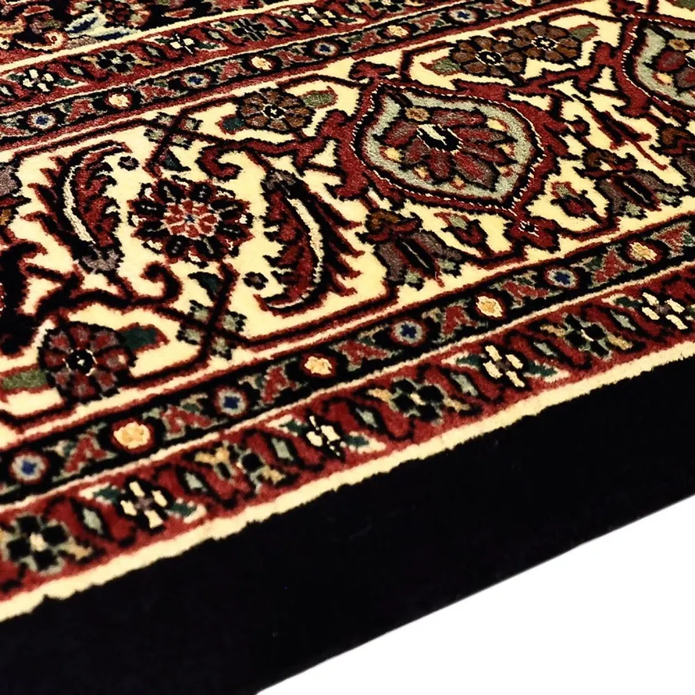 Tapete Persa - Bijar - Real - 202 x 149 cm - bege escuro